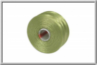 S-Lon, Size D, Beading Thread, F�delgarn, chartreuse, 1 Spule